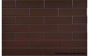 Коричневая застекленная